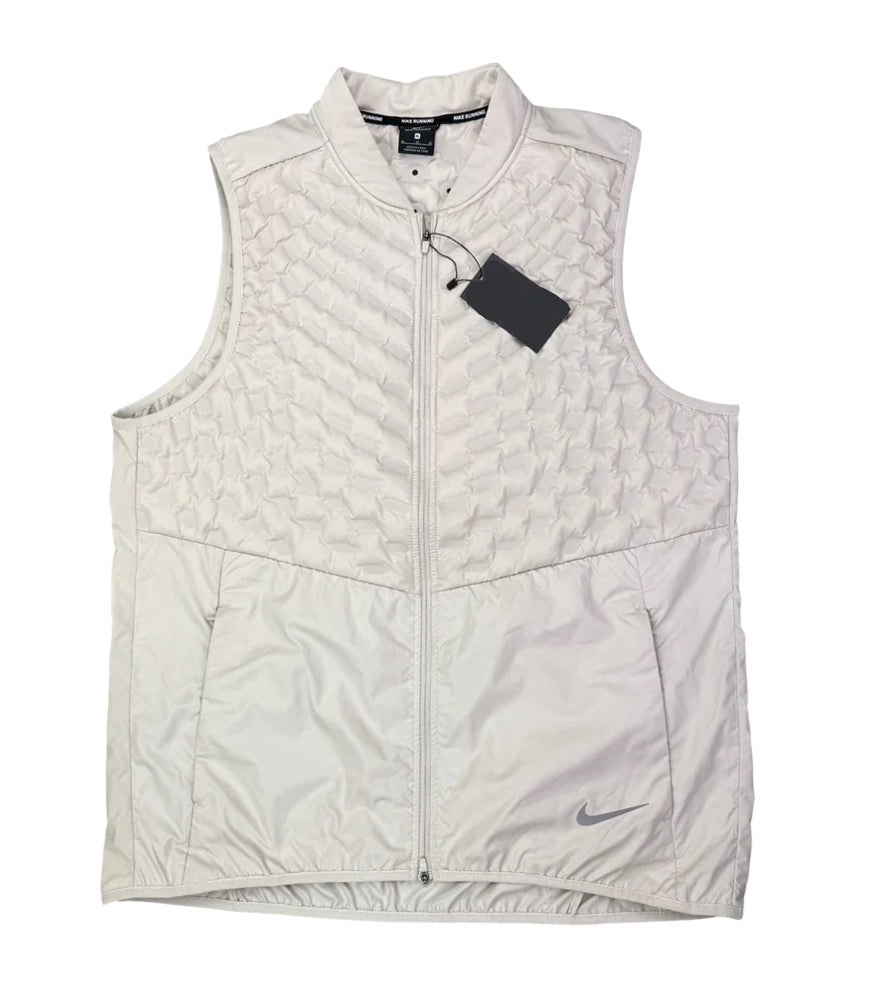 Nike Men’s Beige Zip-up Beige Vest Gilet