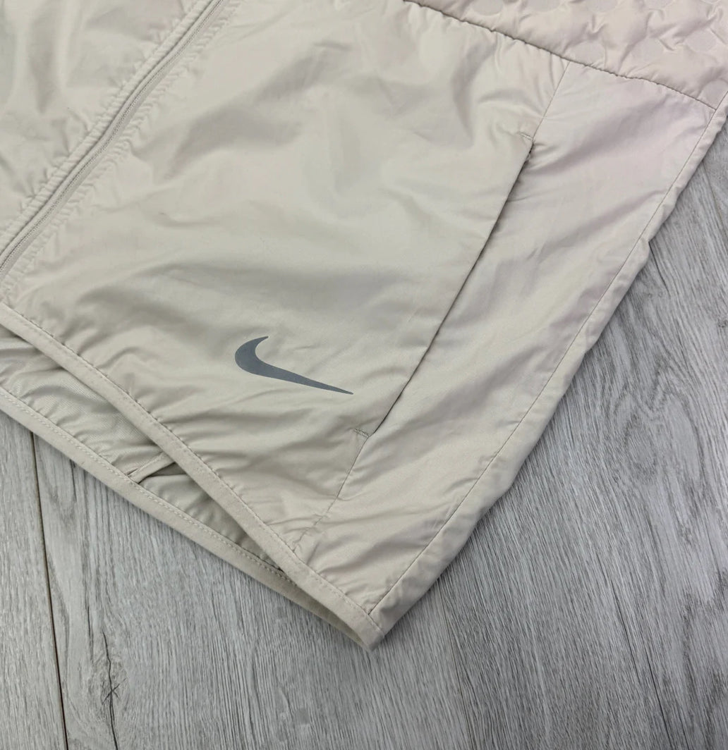 Nike Men’s Beige Zip-up Beige Vest Gilet